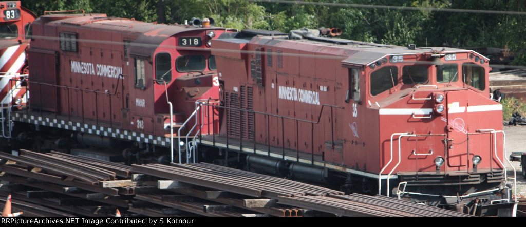 Minnesota Commercial Alcos stored 2023 - St Paul MN yard